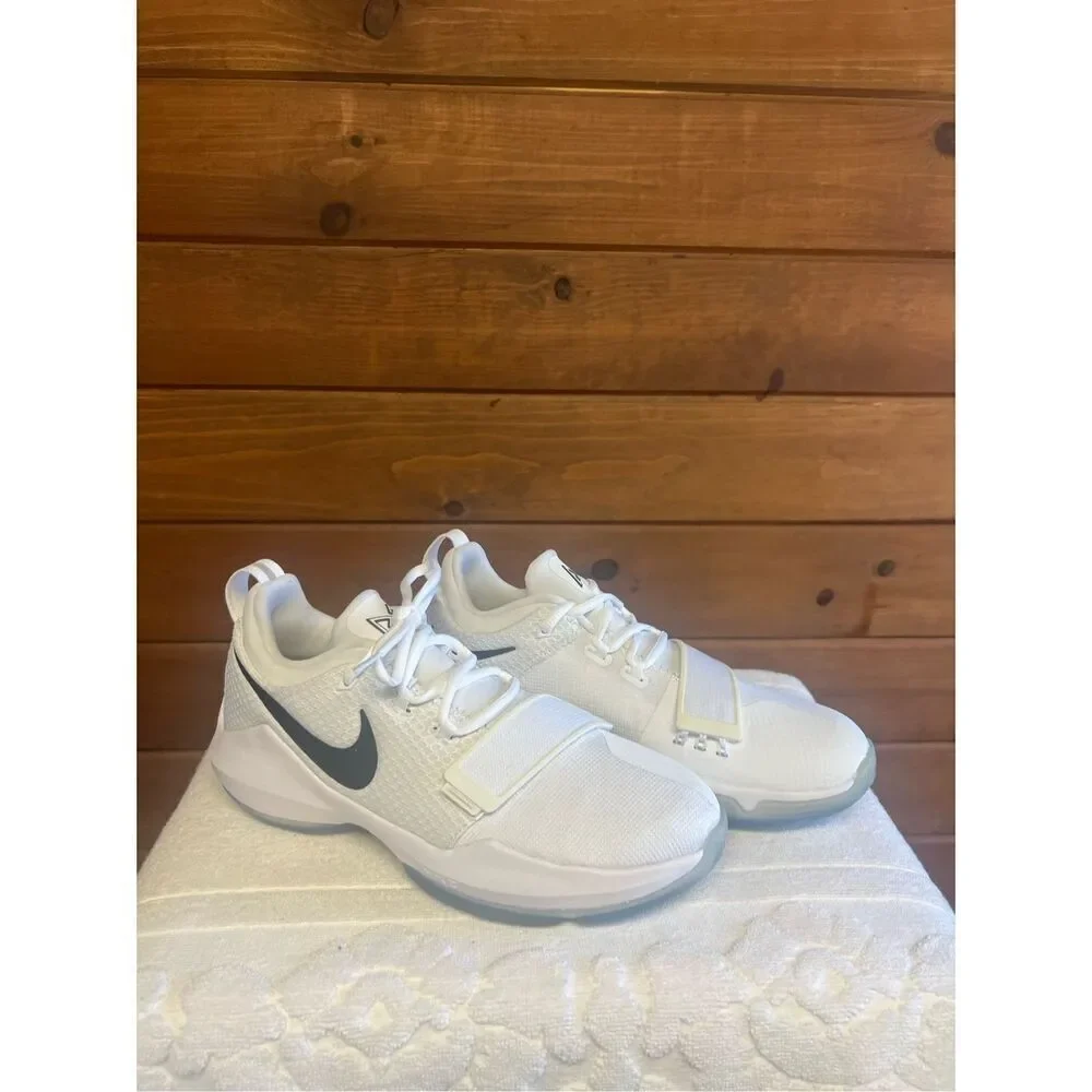 Nike Paul George 1 White Size 7 Youth  Basketball Shoes PG 880304-100
